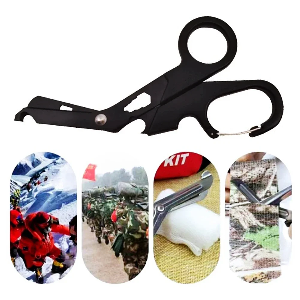 Multifunctional Rescue Scissors Trauma Shears With Carabiner 20*10*0.3cm Bandage Shears With Bandage Scissors Survival Tool Part
Multifunctional Rescue Scissors Trauma Shears With Carabiner 20*10*0.3cm Bandage Shears With Bandage Scissors Survival Tool Part