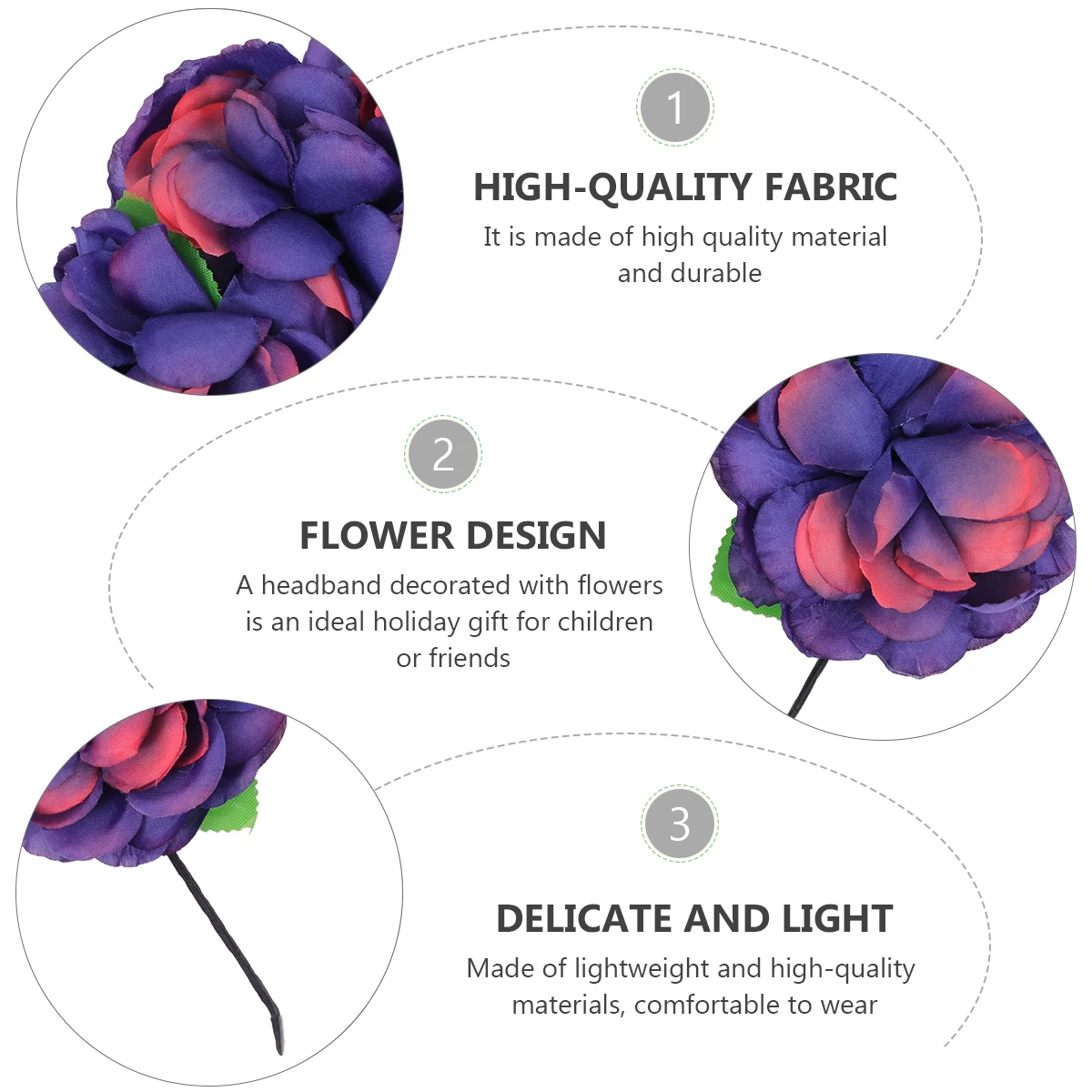 Artificial Flower Headb Floral Crown Rose Hair Hoop Headdress Photo Props Group Family Friends Cosplay Party Accessories
Artificial Flower Headb Floral Crown Rose Hair Hoop Headdress Photo Props Group Family Friends Cosplay Party Accessories