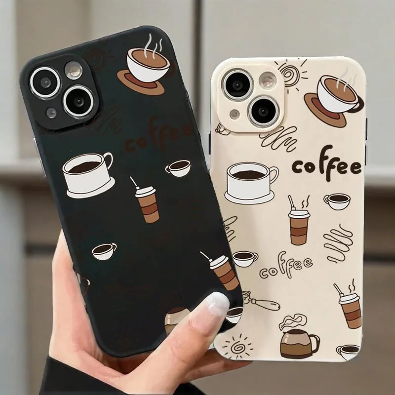 Coffee Colored And Black Painted Cartoon Pattern Phone Case For iPhone 16E 13 16 15 12 11 14 Pro Max 7 8 Plus X XS XR SE2 Cover
Coffee Colored And Black Painted Cartoon Pattern Phone Case For iPhone 16E 13 16 15 12 11 14 Pro Max 7 8 Plus X XS XR SE2 Cover