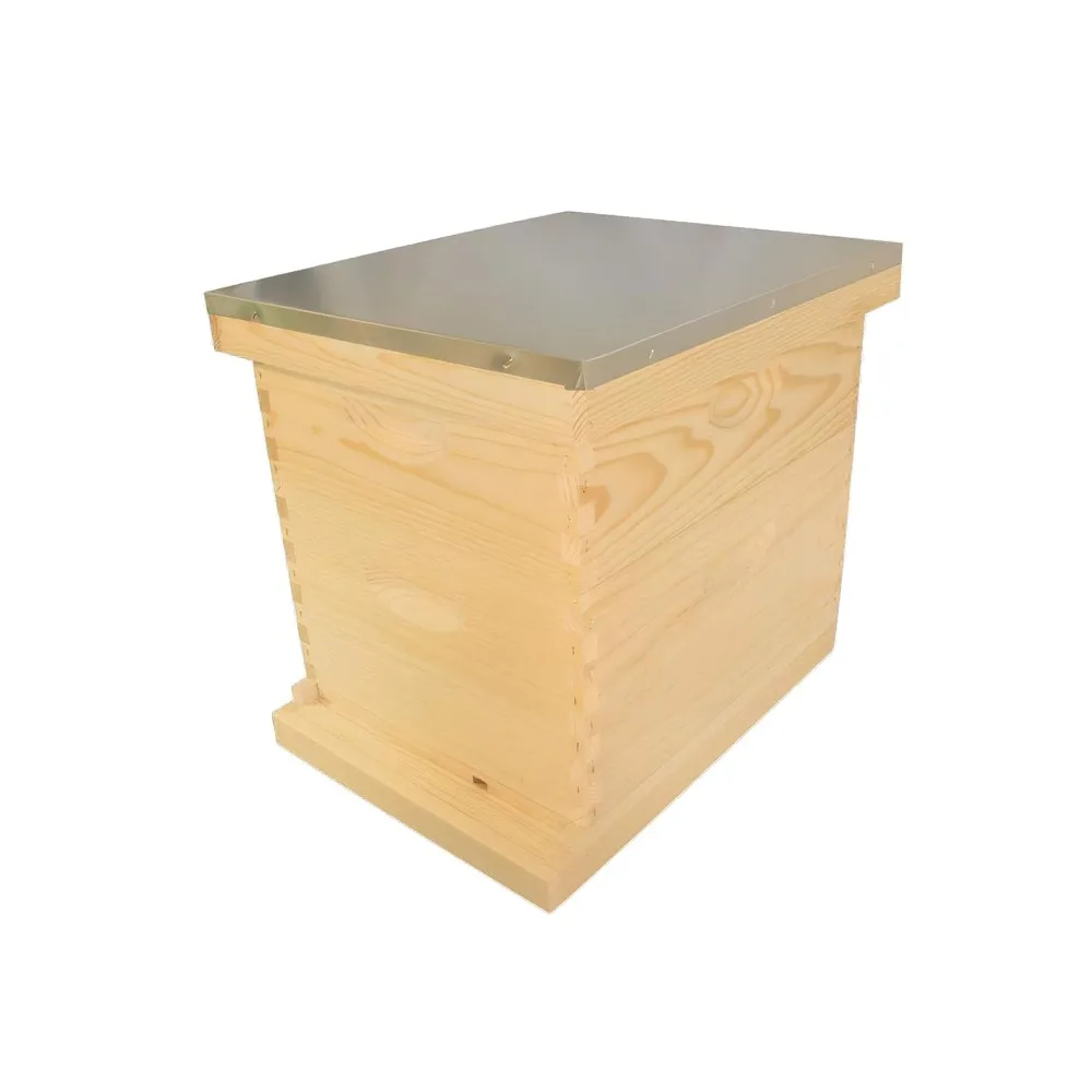 Beginner's Complete 10-Frame Beehive Kit with One Deep and One Medium Super, Crafted from Quality Pine, Made in the USA
Beginner's Complete 10-Frame Beehive Kit with One Deep and One Medium Super, Crafted from Quality Pine, Made in the USA