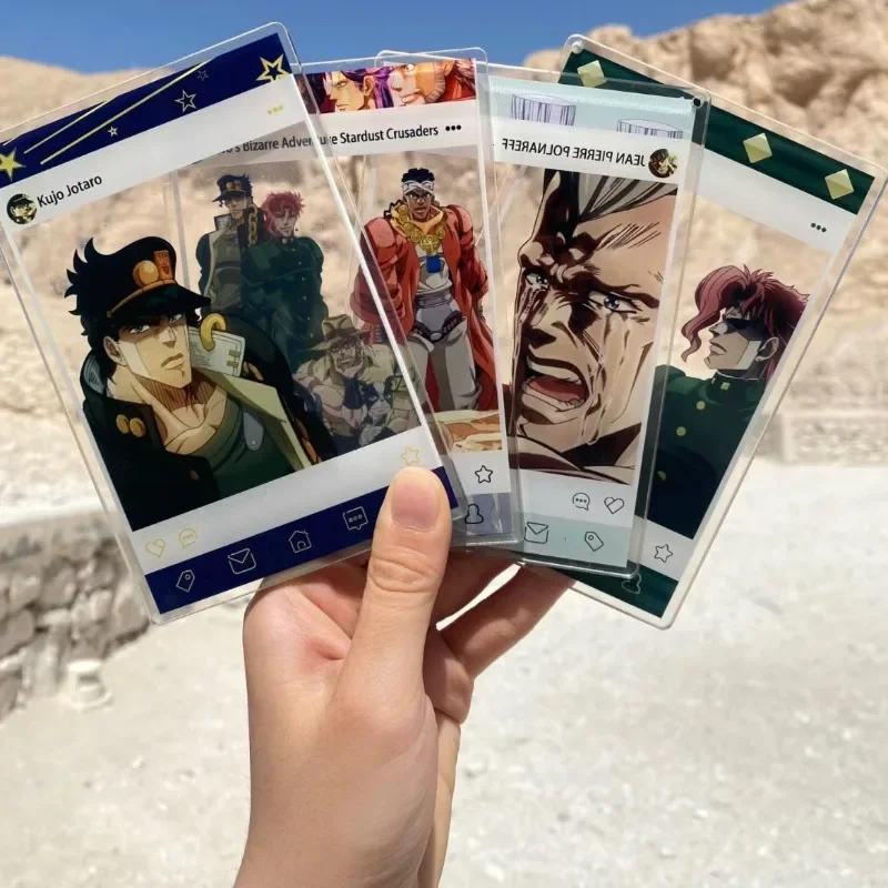 JoJo's Bizarre Adventure Acrylic Transparent Card Kujō Jōtarō Kira Yoshikage Anime Peripherals Delicate Photograph Ornamente
JoJo's Bizarre Adventure Acrylic Transparent Card Kujō Jōtarō Kira Yoshikage Anime Peripherals Delicate Photograph Ornamente