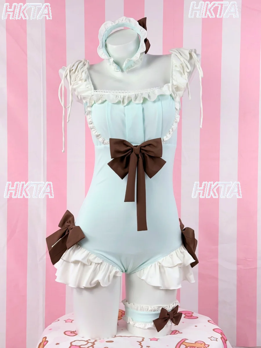 Japanese Sweet Ruffled Hot Spring One Piece Suits 2026 Summer New Lace Bow Beach Flying Sleeve Square Neck Casual Swimsuit Women
Japanese Sweet Ruffled Hot Spring One Piece Suits 2026 Summer New Lace Bow Beach Flying Sleeve Square Neck Casual Swimsuit Women