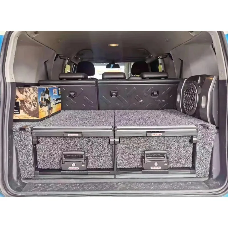 Y61/Y62 Land Car Rear Cargo Multi-trunk Storage Box Drawer System