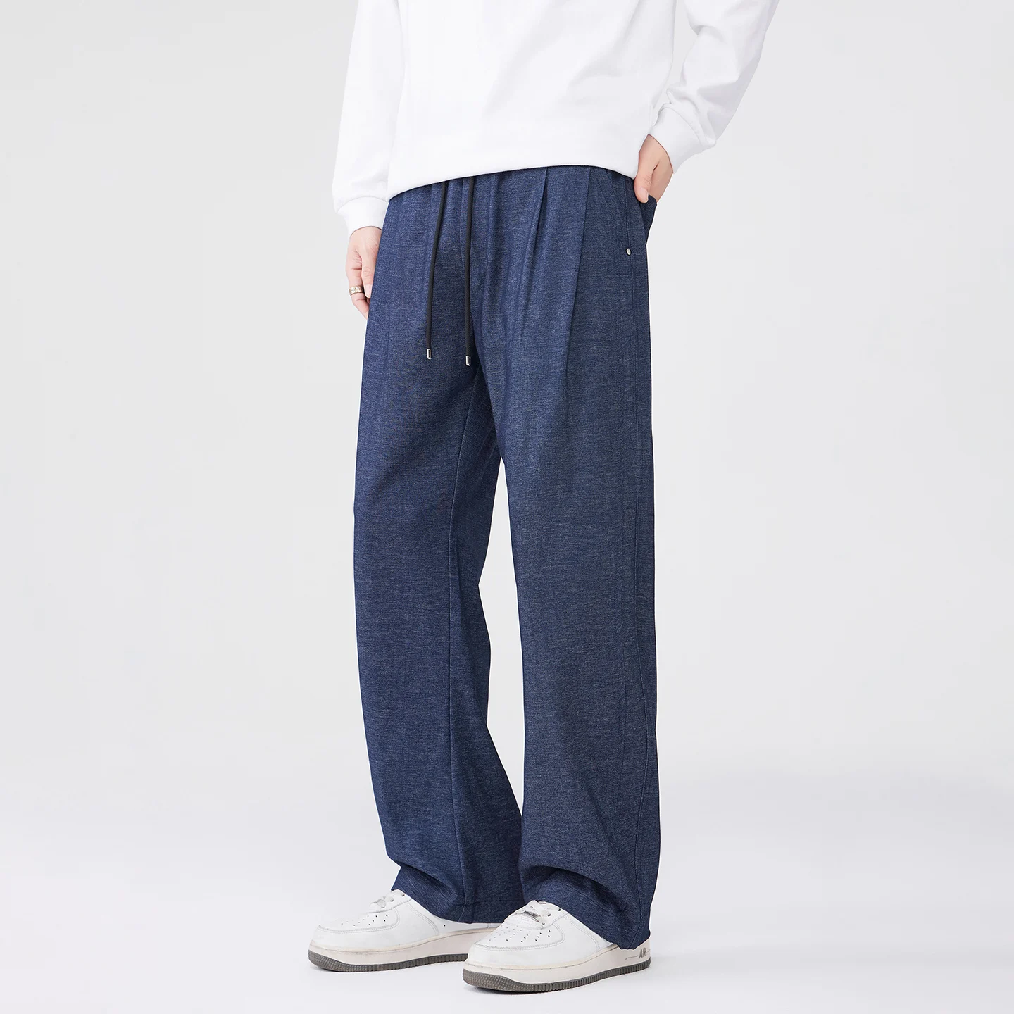 Imitation Denim Casual Pants Men Streetwear Fashion Loose Sport Straight Pants Man Daily Commute Trousers Sweatpants
Imitation Denim Casual Pants Men Streetwear Fashion Loose Sport Straight Pants Man Daily Commute Trousers Sweatpants