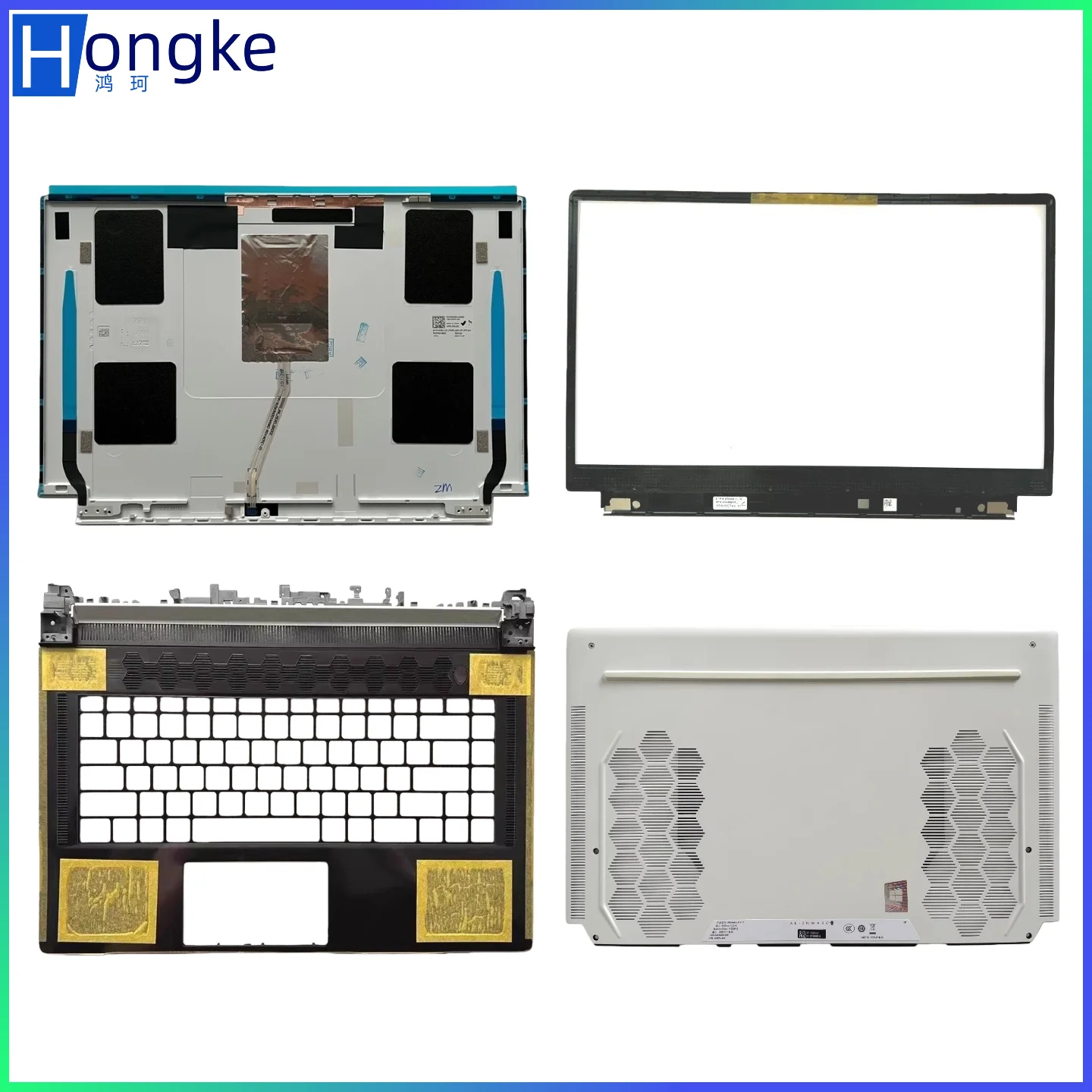 Hongke New For Alienware X15 R1 R2 Laptop Rear Lid Top Case Lcd Back Cover A shell Bottom Base Cover KXJ52 0KXJ52