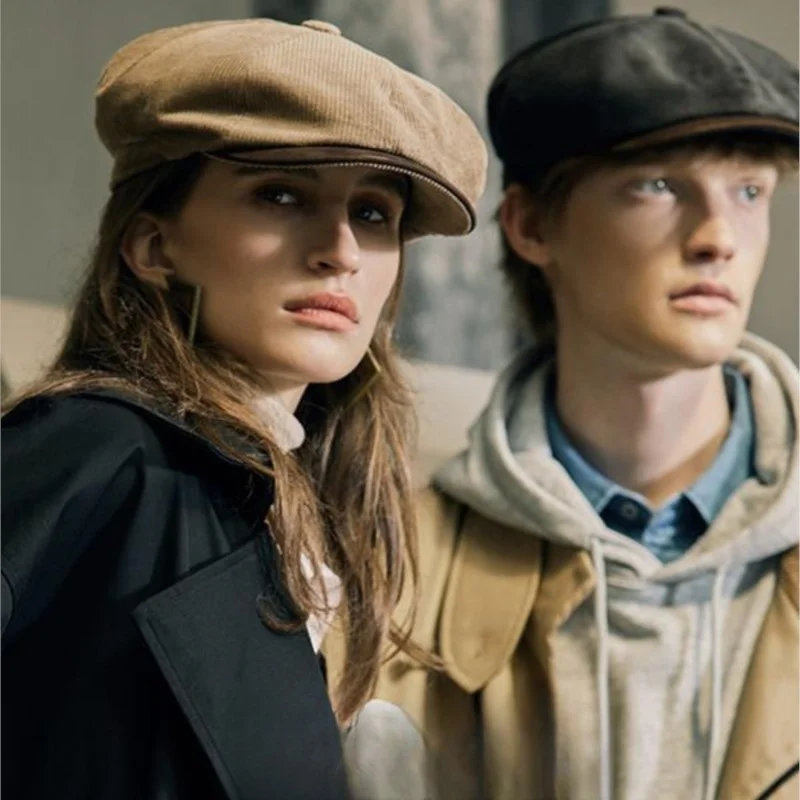 New elegant and fashionable cotton linen corduroy newsboy hat for men wearing octagonal hats
New elegant and fashionable cotton linen corduroy newsboy hat for men wearing octagonal hats