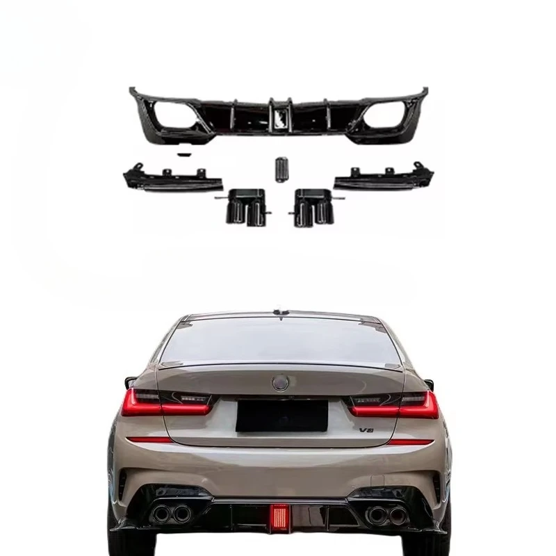 3 Series G20 G28 Rear Bumper Racing Rear Diffuser LED custom
3 Series G20 G28 Rear Bumper Racing Rear Diffuser LED custom