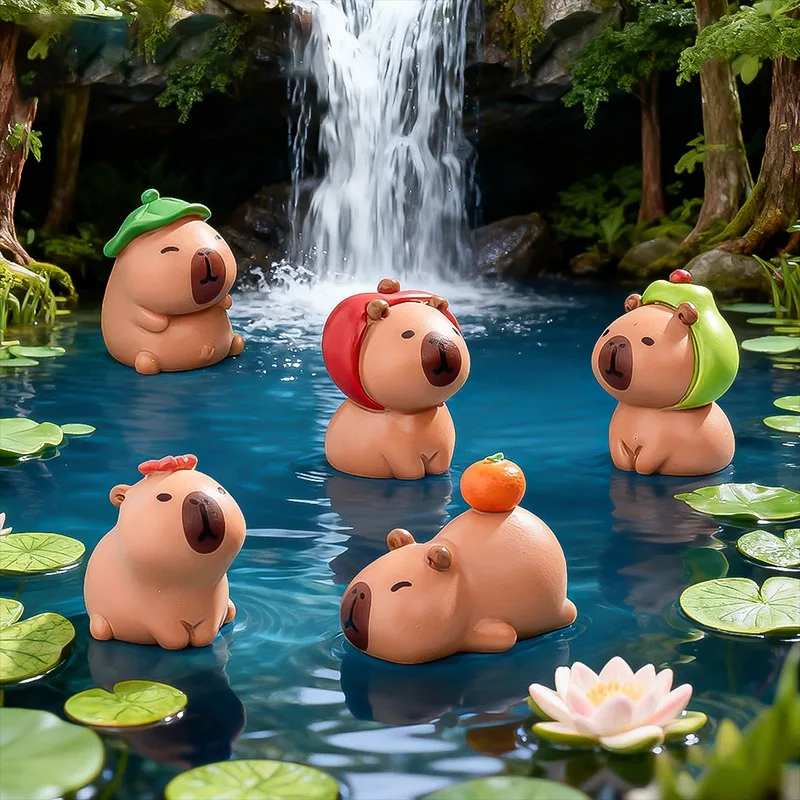 Brand New Cute Decoration Capibala Figure Creative Little Bean Capybara Resin Ornament Children's Toys Ready in Stock
Brand New Cute Decoration Capibala Figure Creative Little Bean Capybara Resin Ornament Children's Toys Ready in Stock