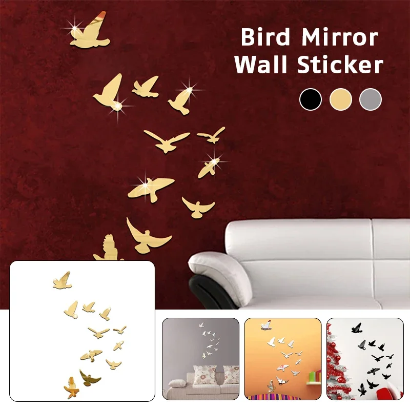 11Pcs Peace Dove Bird Shaped Acrylic Gold Sliver Mirror Stickers Wall Sticker Home Decoration Bedroom Living Room Decor
11Pcs Peace Dove Bird Shaped Acrylic Gold Sliver Mirror Stickers Wall Sticker Home Decoration Bedroom Living Room Decor