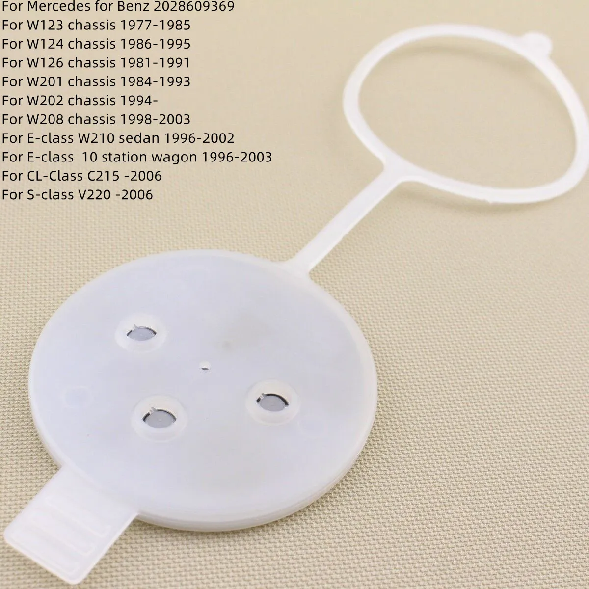 New Windshield Washer Tank Reservoir Cap Cover For Mercedes For Benz 2028609369 For W123 W124 W126 W201 W202 W208 Chassis
New Windshield Washer Tank Reservoir Cap Cover For Mercedes For Benz 2028609369 For W123 W124 W126 W201 W202 W208 Chassis
