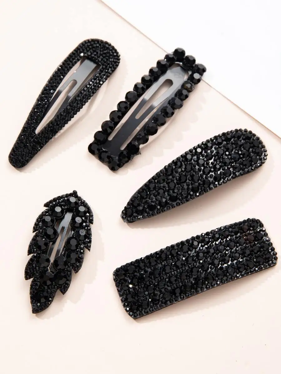 5pcs Elegant Rhinestone Hair Clips For Women Barrettes Daily Party Photography
5pcs Elegant Rhinestone Hair Clips For Women Barrettes Daily Party Photography