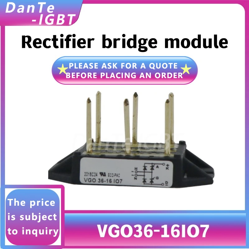VGO36-16IO7 new module high power VGO36 high voltage rectifier bridge module original spot
VGO36-16IO7 new module high power VGO36 high voltage rectifier bridge module original spot