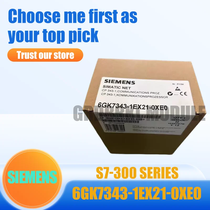 Brand New Original SIEMENS 6GK7343-1EX21-0XE0 6GK7 343-1EX21-0XE0 S7-300 CP343-1 PLC Communication Module
Brand New Original SIEMENS 6GK7343-1EX21-0XE0 6GK7 343-1EX21-0XE0 S7-300 CP343-1 PLC Communication Module