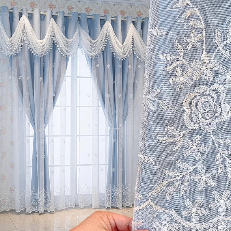 Занавеска высокого качества, плотная ткань, универсальная европейская двухслойная рельефная занавеска для гостиной, спальни, вышитая готовая напольная занавеска
Занавеска высокого качества, плотная ткань, универсальная европейская двухслойная рельефная занавеска для гостиной, спальни, вышитая готовая напольная занавеска