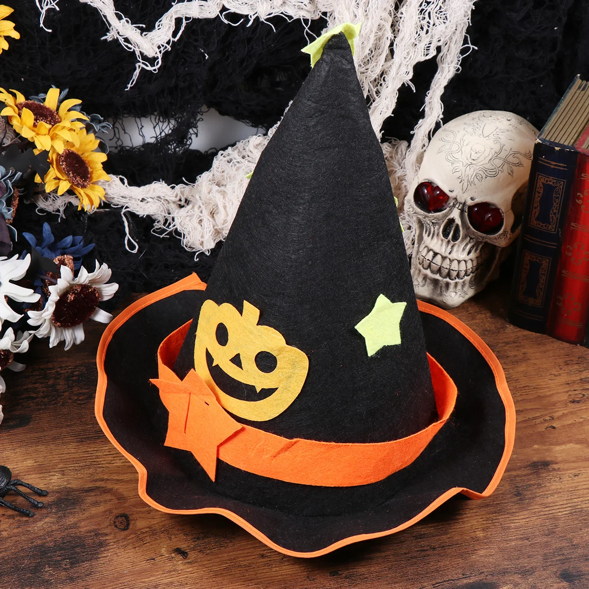 Black Lightweight Dress Up Party Dress Up Witch Witch Hat For Masquerade Hat Adult Cosplay Headwear Decorations
Black Lightweight Dress Up Party Dress Up Witch Witch Hat For Masquerade Hat Adult Cosplay Headwear Decorations