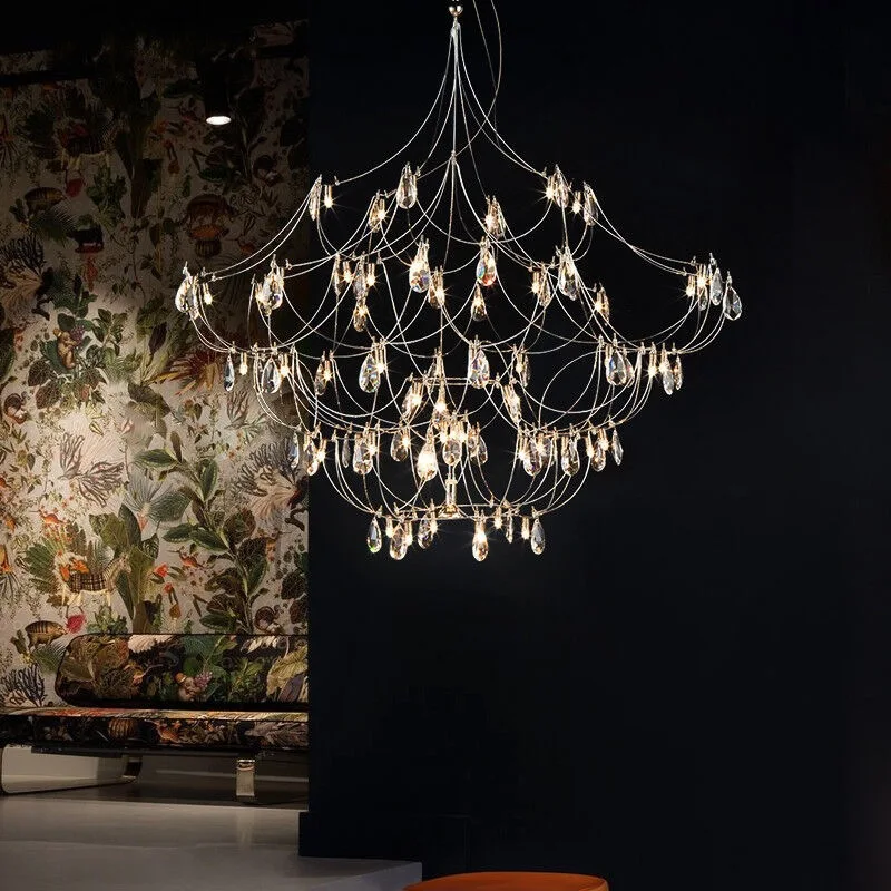 Nordic modern firefly gypsophila chandelier designer model living room
Nordic modern firefly gypsophila chandelier designer model living room