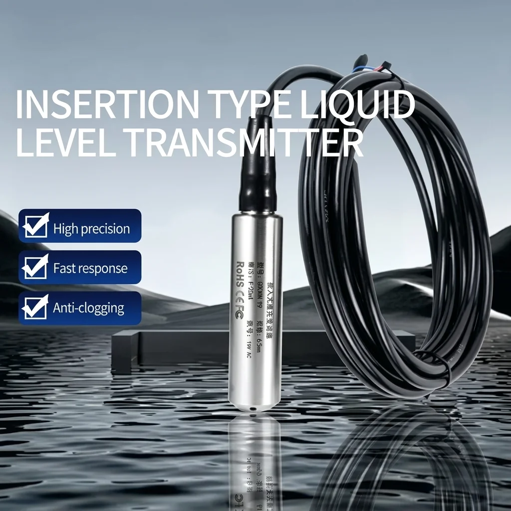 Factory Sale Liquid Level Sensor Transducer 0-1m 3m 5m to 4-20mA 0-10V 0-3.3V Liquid Pressure Transmitter IP68 0-5V RS485
Factory Sale Liquid Level Sensor Transducer 0-1m 3m 5m to 4-20mA 0-10V 0-3.3V Liquid Pressure Transmitter IP68 0-5V RS485