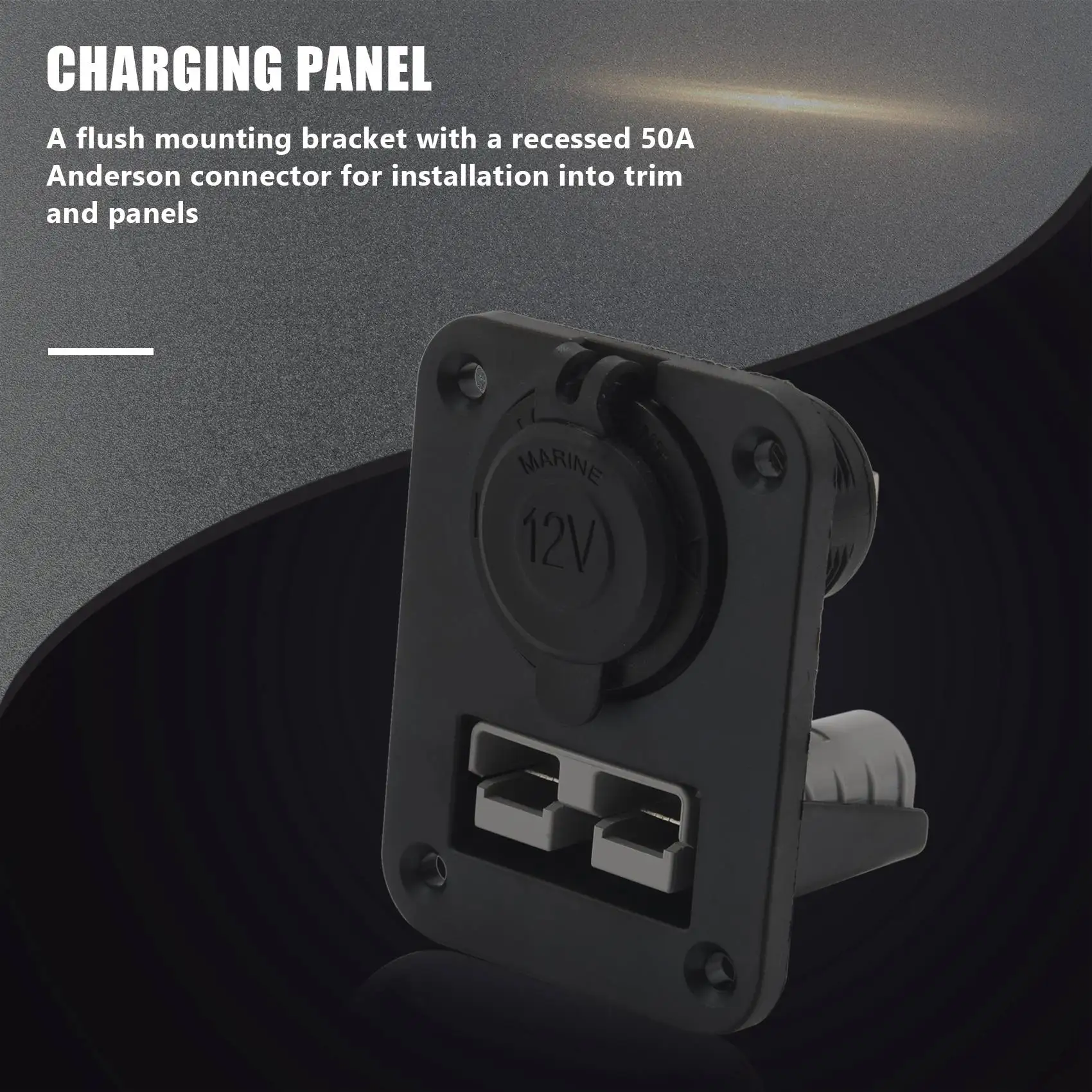 A11M-For Anderson Plug C-Igarette Lighter Socket Charger Flush Mount Recessed Plate For Caravan Camper Boat Truck
A11M-For Anderson Plug C-Igarette Lighter Socket Charger Flush Mount Recessed Plate For Caravan Camper Boat Truck