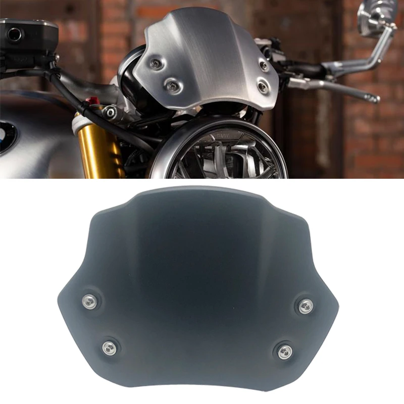 RNINET Headlight Fairing Windshield Windscreen Wind Deflector For BMW R NINE T Racer Pure Urban Scrambler 2014-2023 Motorcycle 
RNINET Headlight Fairing Windshield Windscreen Wind Deflector For BMW R NINE T Racer Pure Urban Scrambler 2014-2023 Motorcycle