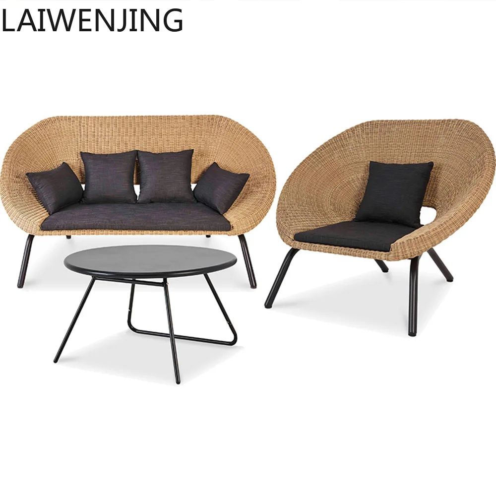 HLZ outdoor balcony rattan table and chair combination rattan chair sofa coffee table three-piece outdoor furniture
HLZ outdoor balcony rattan table and chair combination rattan chair sofa coffee table three-piece outdoor furniture