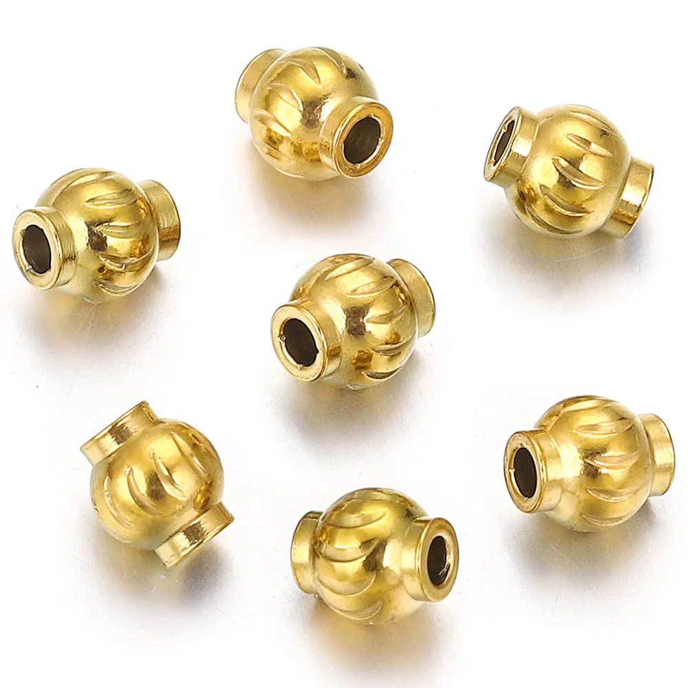 20pcs Lot Stainless Steel Drum Fat Big Belly Spacer Beads Gold Plated Tube Loose Bead for DIY Needlework Jewelry Making Bracelet
20pcs Lot Stainless Steel Drum Fat Big Belly Spacer Beads Gold Plated Tube Loose Bead for DIY Needlework Jewelry Making Bracelet