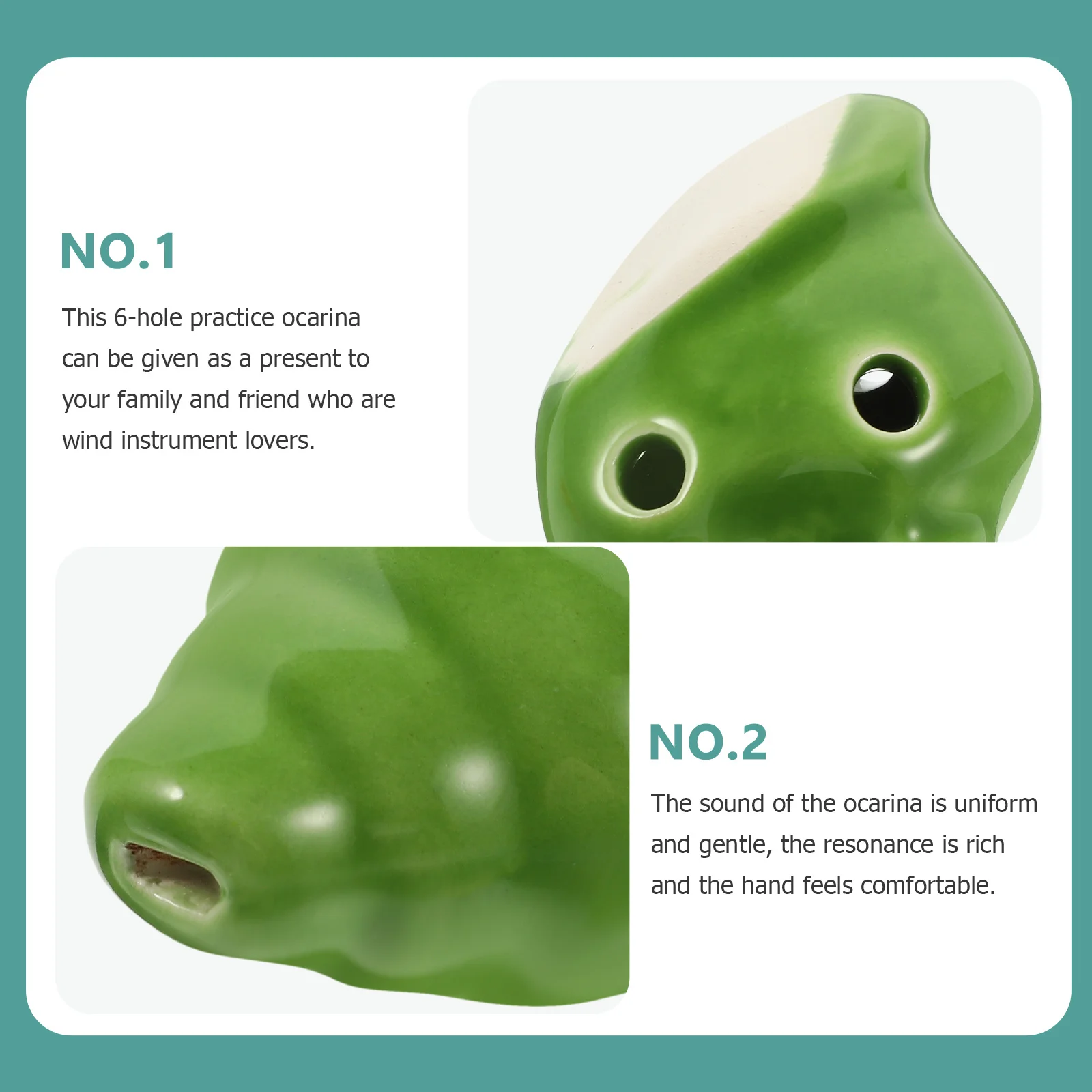 Conch Shape 6-Hole Ceramic Ocarina Beginner Practice Musical Instrument Lightweight Portable Professional Sound
Conch Shape 6-Hole Ceramic Ocarina Beginner Practice Musical Instrument Lightweight Portable Professional Sound