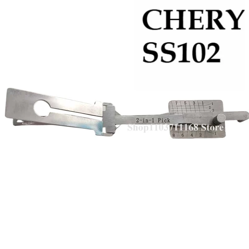 1PCS Ganzua Lishi 2in1 for CHERY SS102 8 Teeth Available for Recent 2025 Models Car Measuring Tape Lockpick Decoder Lock Picking
1PCS Ganzua Lishi 2in1 for CHERY SS102 8 Teeth Available for Recent 2025 Models Car Measuring Tape Lockpick Decoder Lock Picking
