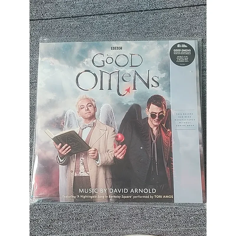 Good Omens Original Soundtrack Vinyl Record 2LP for BBC Drama Good Omens Red and Blue Vinyl
Good Omens Original Soundtrack Vinyl Record 2LP for BBC Drama Good Omens Red and Blue Vinyl