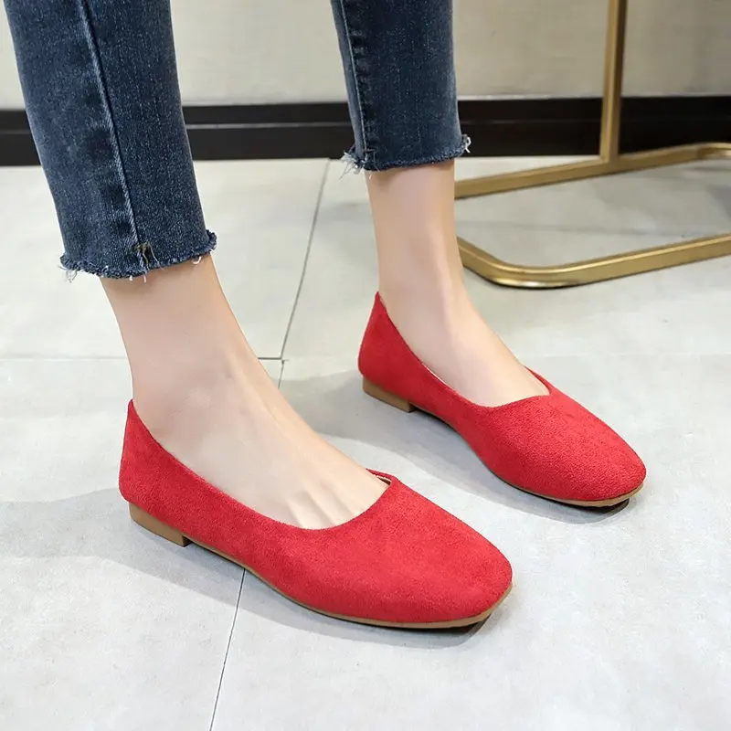 Small square toe suede women's shoes 2025 new shallow mouth low heel flat shoes, comfortable and casual women's single shoes
Small square toe suede women's shoes 2025 new shallow mouth low heel flat shoes, comfortable and casual women's single shoes