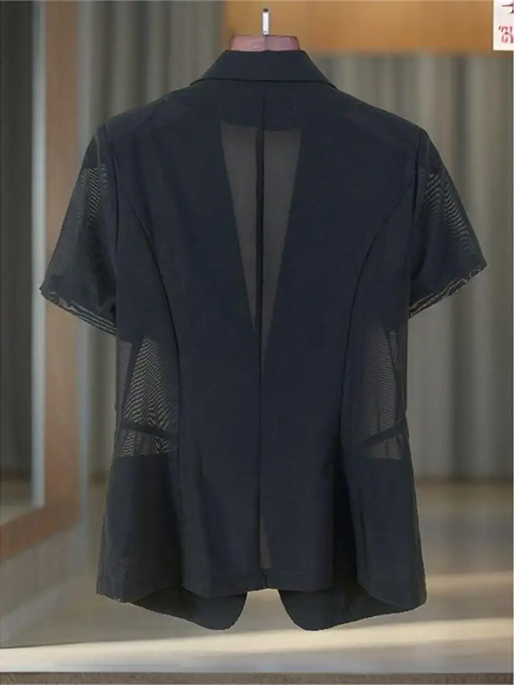 Casual Short Sleeve Women's Jacket Lightweight Versatile Summer Outerwear Elegant High-End Match All Seasons
Casual Short Sleeve Women's Jacket Lightweight Versatile Summer Outerwear Elegant High-End Match All Seasons