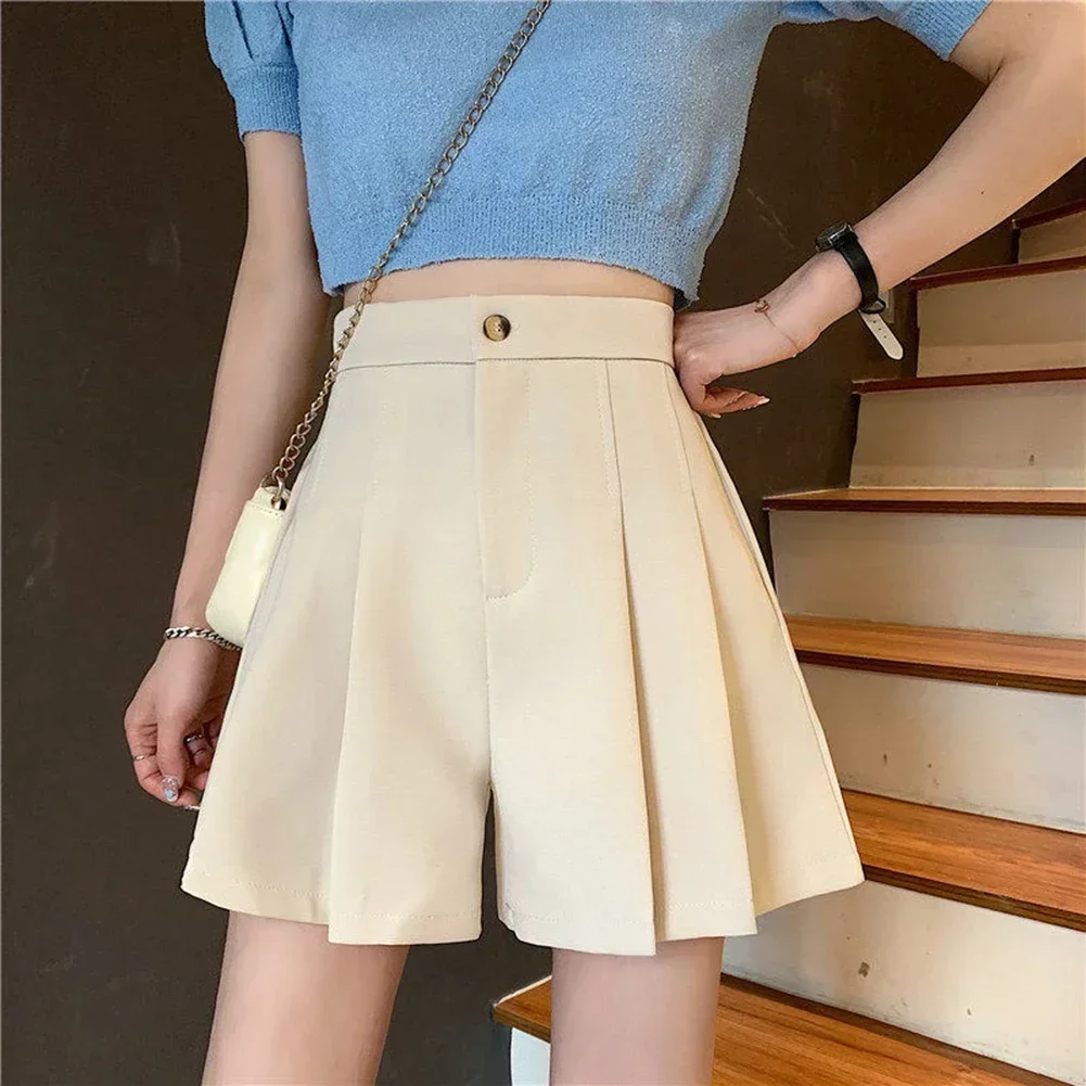Fashionable Retro White Shorts Women Shorts High Waist Shorts Ladies Solid Color Elegant White Shorts Black Shorts
Fashionable Retro White Shorts Women Shorts High Waist Shorts Ladies Solid Color Elegant White Shorts Black Shorts