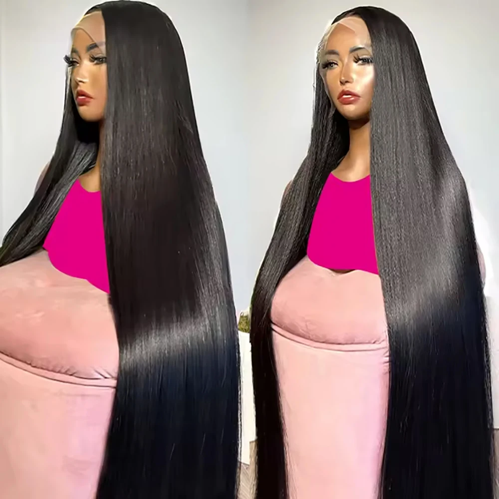 30 40Inch Glueless Wig Human Hair Wig Ready To Wear Bone Straight 13x4 7x5 Lace Frontal Human Hair Wig For Women Pre Cut No Glue
30 40Inch Glueless Wig Human Hair Wig Ready To Wear Bone Straight 13x4 7x5 Lace Frontal Human Hair Wig For Women Pre Cut No Glue