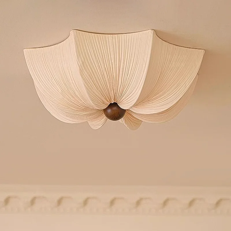 American Wabi Sabi Retro Fabric Ceiling Lamp Living Dining Room Mounted Lamp Lighting Home Decor Bedroom Lustre Led Hanging Lamp
American Wabi Sabi Retro Fabric Ceiling Lamp Living Dining Room Mounted Lamp Lighting Home Decor Bedroom Lustre Led Hanging Lamp