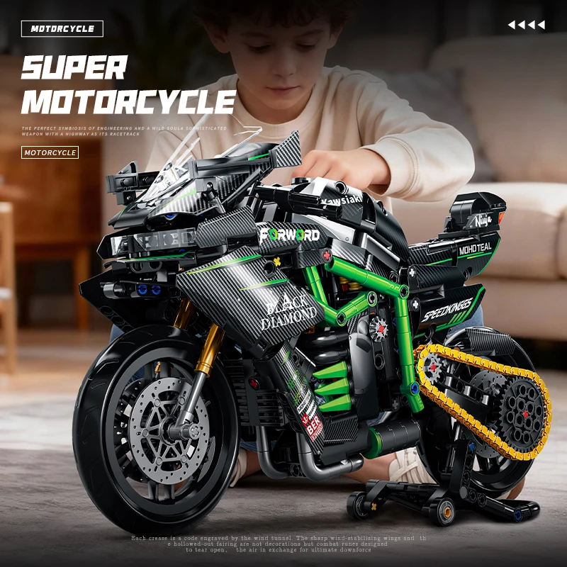 Mechanical motorcycle building blocks, suitable for people aged 14 and above to assemble toys, are the perfect gift for birthday
Mechanical motorcycle building blocks, suitable for people aged 14 and above to assemble toys, are the perfect gift for birthday
