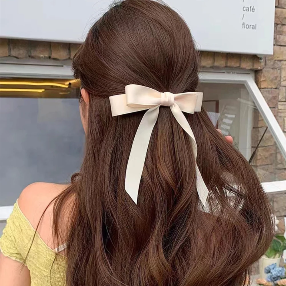 New Fashion Fabric Hair Bow Hairpin For Women Girls Ribbon Bangs Hairpin Barrettes Bow Cream Top Clip Female Hair Accessories
New Fashion Fabric Hair Bow Hairpin For Women Girls Ribbon Bangs Hairpin Barrettes Bow Cream Top Clip Female Hair Accessories