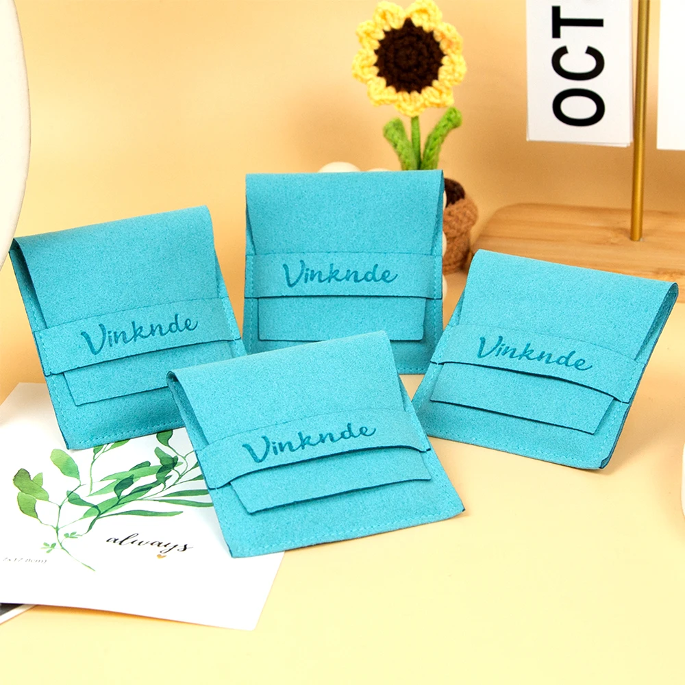 100-Pack Bulk 10x10cm Luxury Velvet Flap Ring Bag Custom Logo Microfiber Necklace Bracelet Jewelry Pouch Wedding Party Gift Bags
100-Pack Bulk 10x10cm Luxury Velvet Flap Ring Bag Custom Logo Microfiber Necklace Bracelet Jewelry Pouch Wedding Party Gift Bags