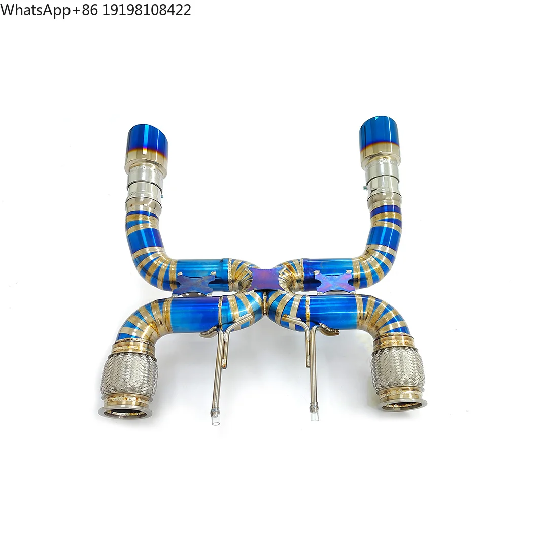 High Quality CSZ 720s Exhaust for McLaren 720s 720 s 4.0T V8 Titanium Straight X Pipe Titanium Alloy Axleback Exhaust System
High Quality CSZ 720s Exhaust for McLaren 720s 720 s 4.0T V8 Titanium Straight X Pipe Titanium Alloy Axleback Exhaust System