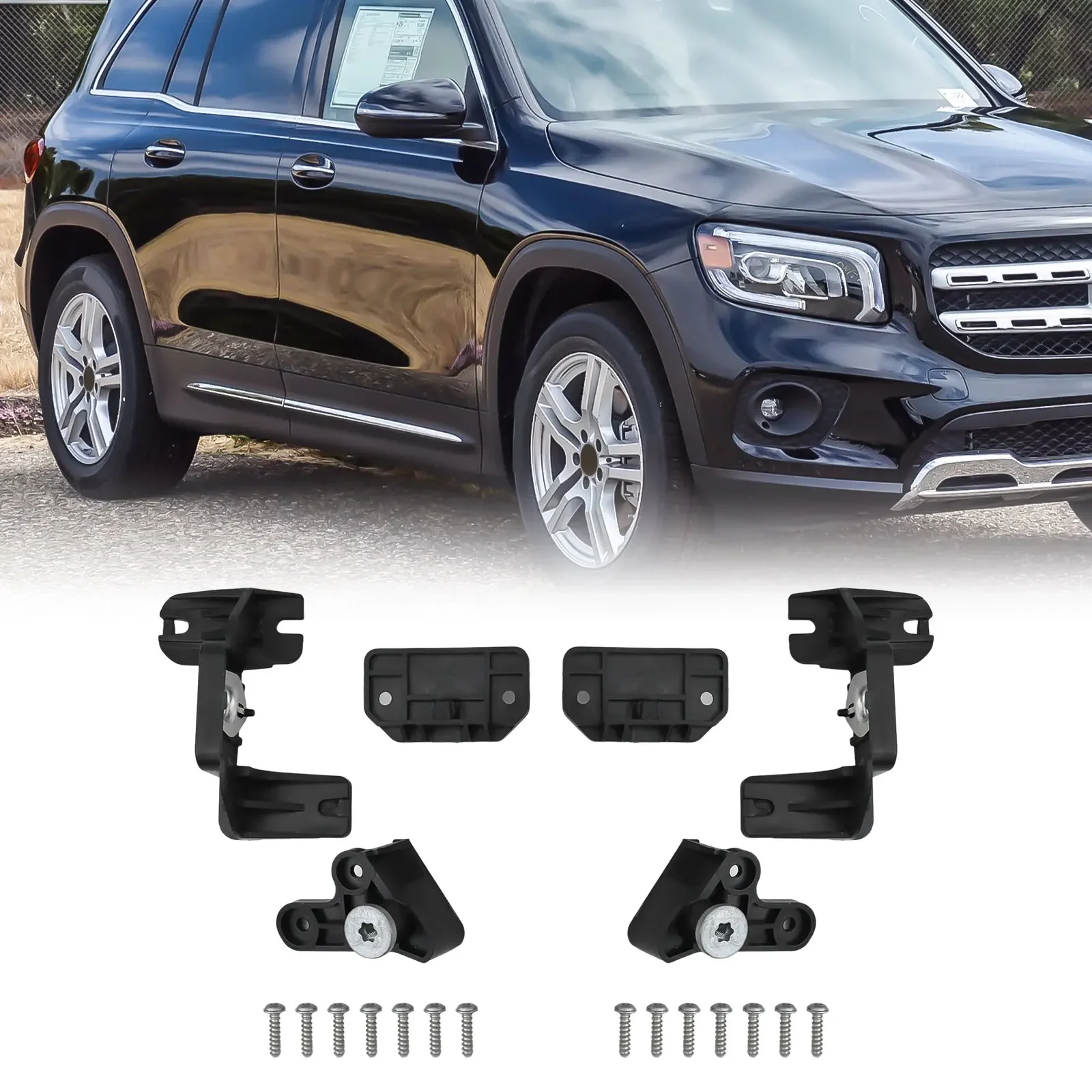 High Performance Headlight Brackets for Mercedes For GLB X247 (2020 2024) Fits OEM Part Numbers A2478200303 A2478200403
High Performance Headlight Brackets for Mercedes For GLB X247 (2020 2024) Fits OEM Part Numbers A2478200303 A2478200403