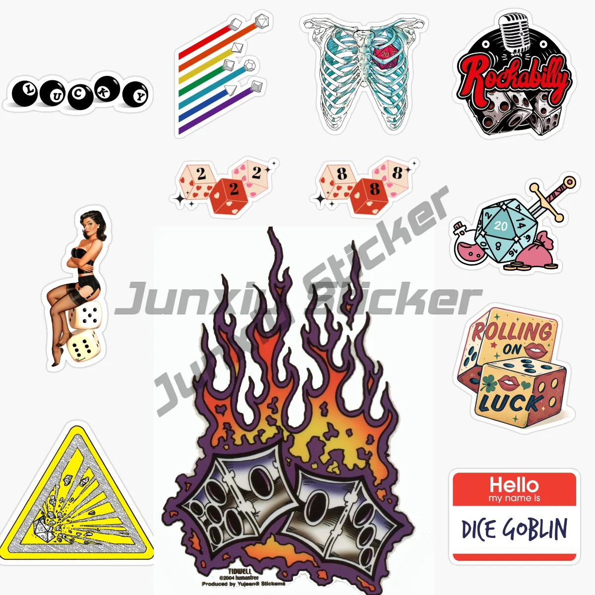Creativity Dice Sticker Flame Reflective Vinyl Car Stickers Motorcycle Laptop Decals Skateboard Bumper Window Decoration Decals
Creativity Dice Sticker Flame Reflective Vinyl Car Stickers Motorcycle Laptop Decals Skateboard Bumper Window Decoration Decals
