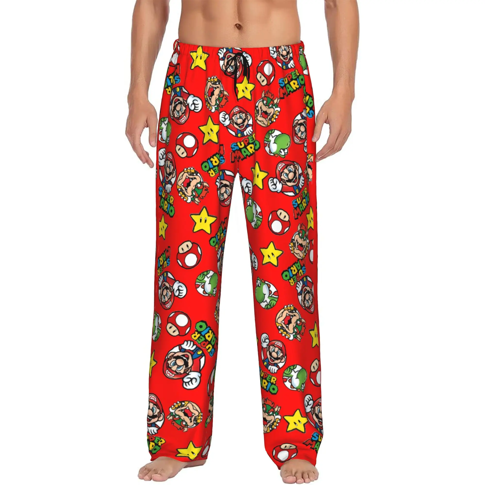 Custom M-Marioes Video Game Brothers and Friends Pajama Pants Men's Lounge Sleep Stretch Sleepwear Bottoms with Pockets
Custom M-Marioes Video Game Brothers and Friends Pajama Pants Men's Lounge Sleep Stretch Sleepwear Bottoms with Pockets