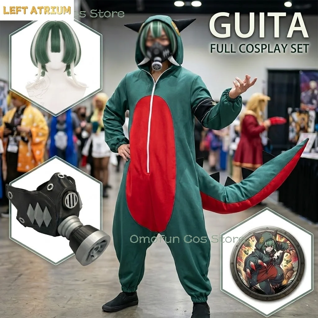 Gachiakuta Guita Hebby Cosplay Dinosaur Onesie Jumpsuit Wig Mask Costumes Halloween Manga Anime Clothing Women Tail
Gachiakuta Guita Hebby Cosplay Dinosaur Onesie Jumpsuit Wig Mask Costumes Halloween Manga Anime Clothing Women Tail