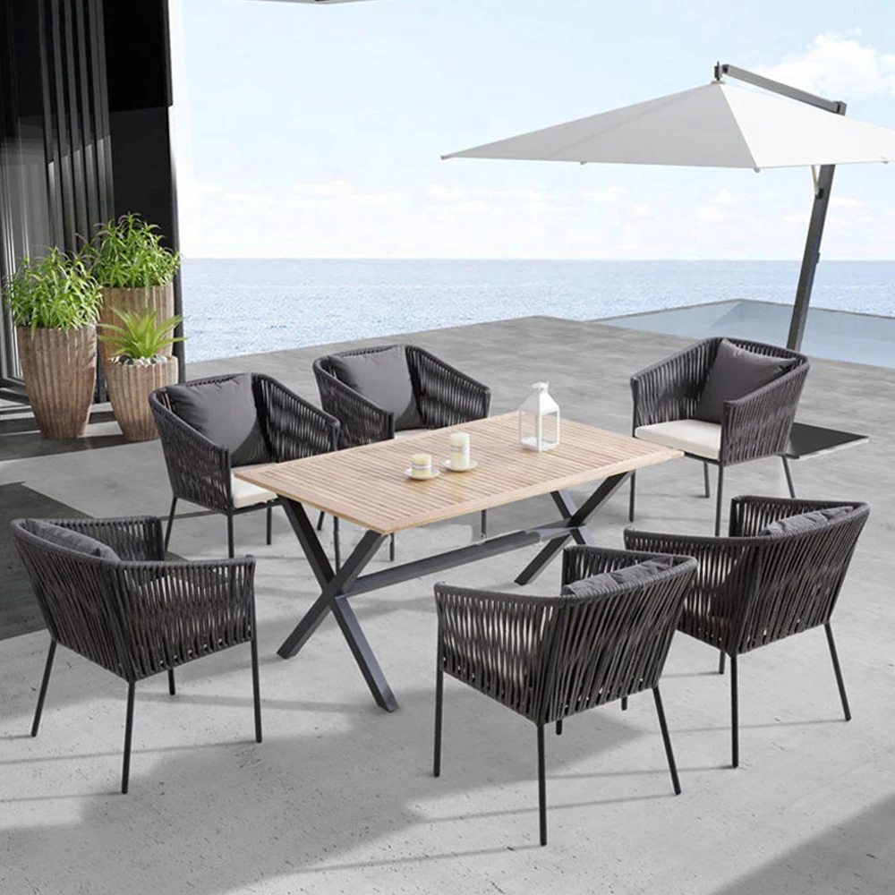 Hotel Outdoor Dining Chaise Restaurant Patio Furniture Garden Sets Cafe Rattan Chairs Outdoor Restaurant Dining Furniture
Hotel Outdoor Dining Chaise Restaurant Patio Furniture Garden Sets Cafe Rattan Chairs Outdoor Restaurant Dining Furniture