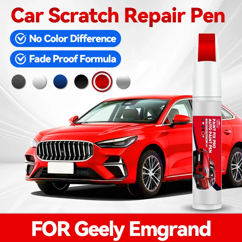 For Geely Emgrand 1990-2026 Paint Repair Pen Touch Up Scratch Remover DIY Auto Accessories Black White Silver Gray Blue Red
For Geely Emgrand 1990-2026 Paint Repair Pen Touch Up Scratch Remover DIY Auto Accessories Black White Silver Gray Blue Red