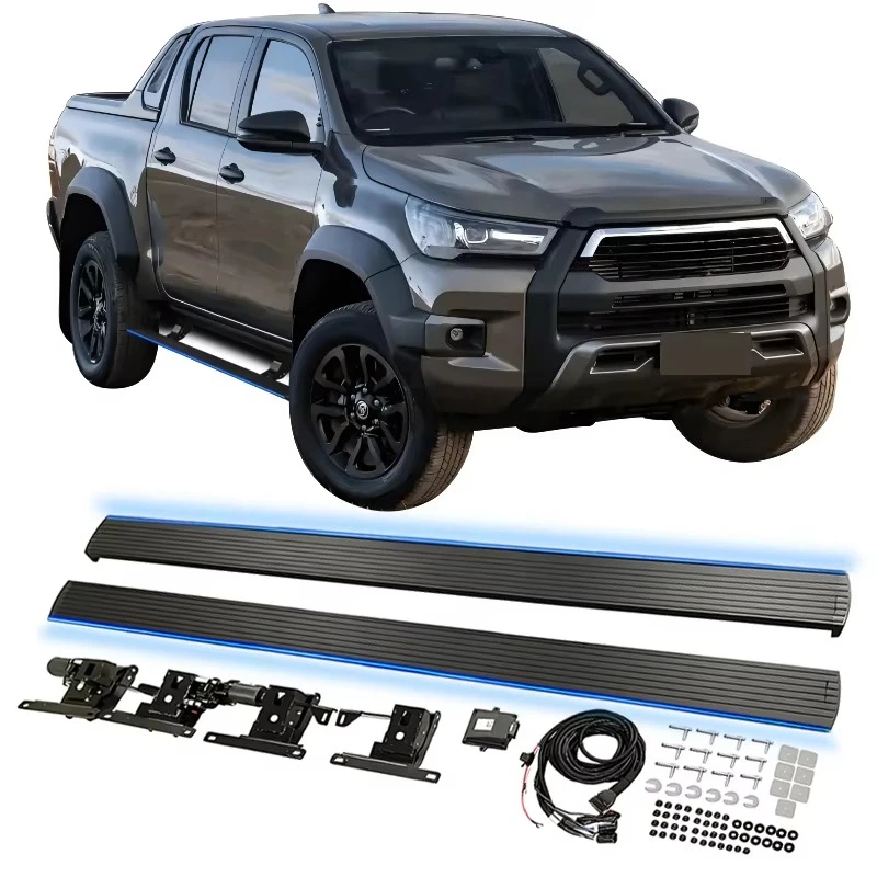 Automatic Electric Power Side Step Running Board LED Light for Hilux Revo Hilux Vigo Crew Cab
Automatic Electric Power Side Step Running Board LED Light for Hilux Revo Hilux Vigo Crew Cab