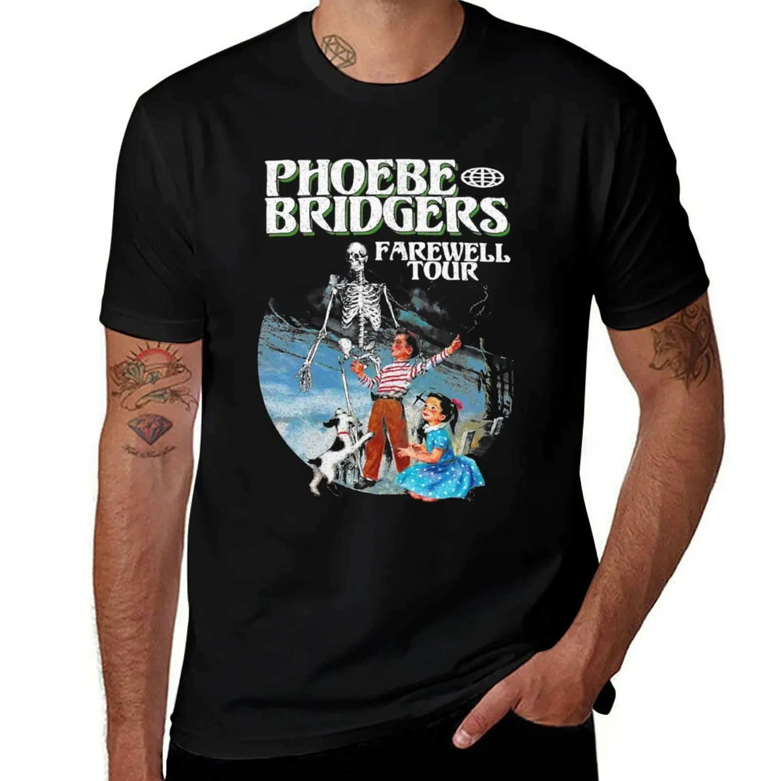 Phoebe-Bridgers-Farewell-Tour-Graveyard-Kids,-Dog-Skeletonn-Design T-Shirt t shirt personalised man t shirt heavy cotton T-Shirt
Phoebe-Bridgers-Farewell-Tour-Graveyard-Kids,-Dog-Skeletonn-Design T-Shirt t shirt personalised man t shirt heavy cotton T-Shirt