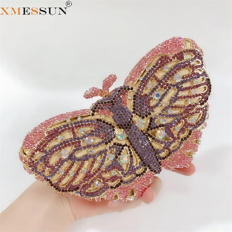 XMESSUN New Butterfly Crystal Evening Clutch Bag for Women,Luxury Sparkling Diamond Purses Wedding Party Chain Shoulder Bag INS
XMESSUN New Butterfly Crystal Evening Clutch Bag for Women,Luxury Sparkling Diamond Purses Wedding Party Chain Shoulder Bag INS