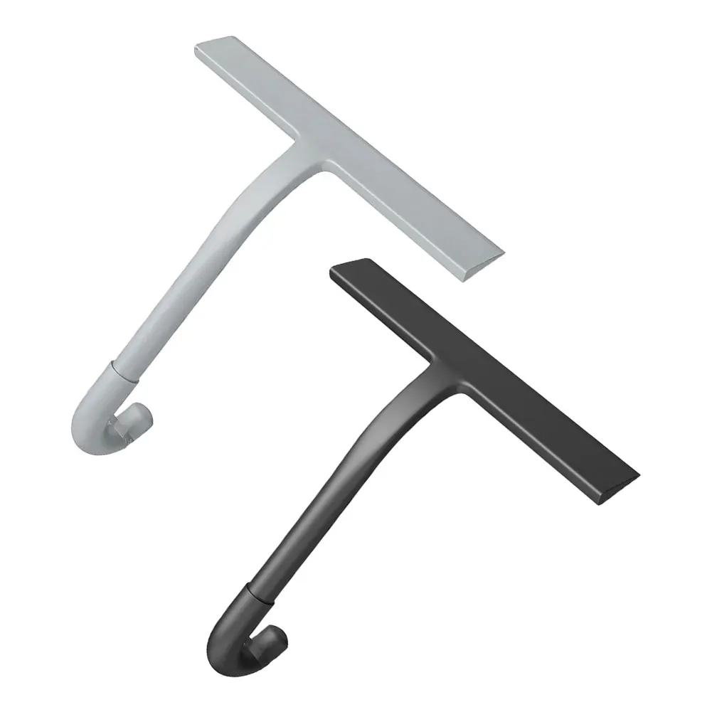Built-in Hook Shower Squeegee with Round Palm-Fit Handle and Highly Elastic Silicone Blade for Glass Doors Mirrors and
Built-in Hook Shower Squeegee with Round Palm-Fit Handle and Highly Elastic Silicone Blade for Glass Doors Mirrors and