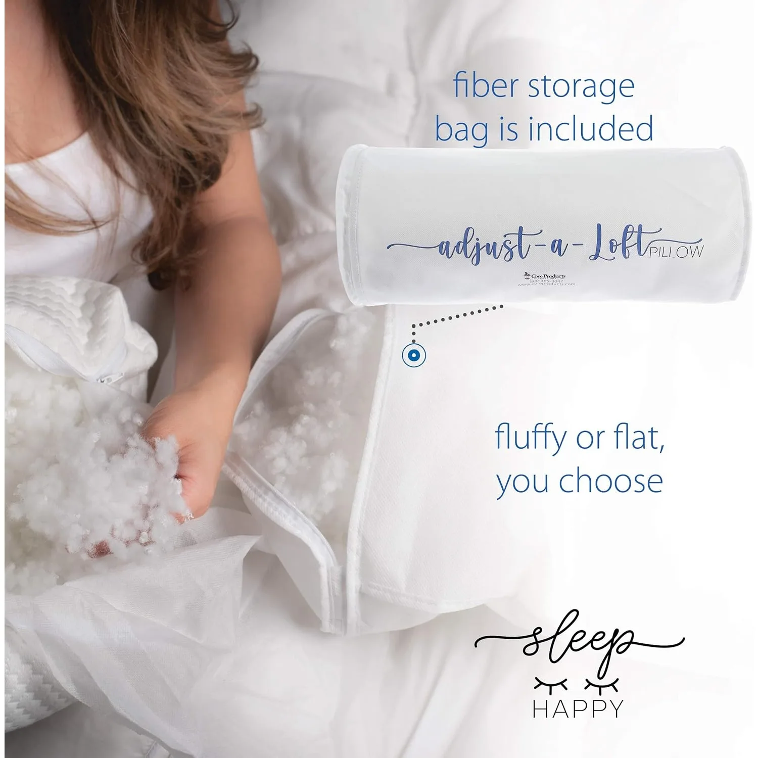 Holiday Sleep Gift Adjustable Pillow (Standard Size); Ideal for All Sleepers, it Offers Customizable loft with Synthetic
Holiday Sleep Gift Adjustable Pillow (Standard Size); Ideal for All Sleepers, it Offers Customizable loft with Synthetic