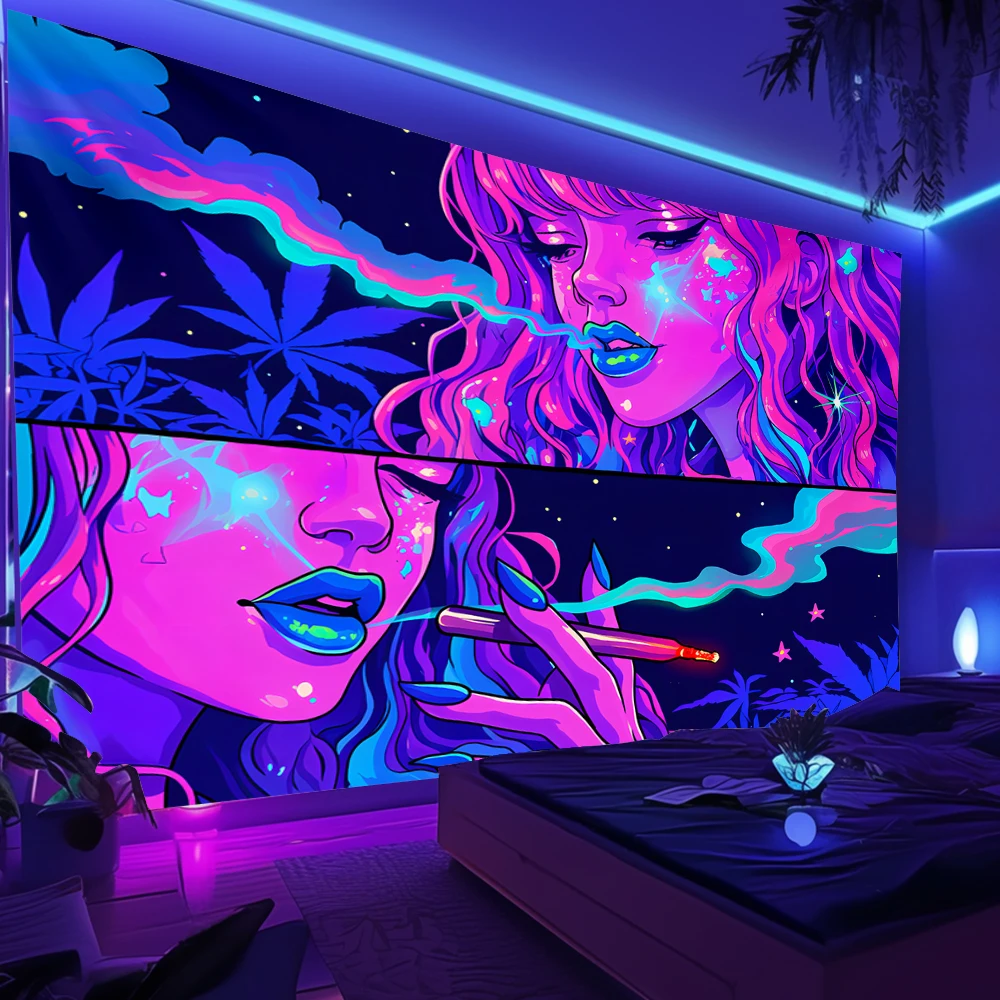 1pcs fluorescent tapestry for girls, large size hanging cloth, bedroom aesthetic hanging tapestry for party celebration, home
1pcs fluorescent tapestry for girls, large size hanging cloth, bedroom aesthetic hanging tapestry for party celebration, home