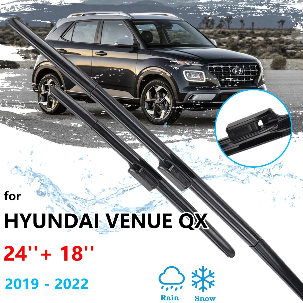 2x For Hyundai Venue QX 2019 2020 2021 2022 Wiper Blades Brushes Window Windshield Windscreen Cleaning Car Replacement Accessory
2x For Hyundai Venue QX 2019 2020 2021 2022 Wiper Blades Brushes Window Windshield Windscreen Cleaning Car Replacement Accessory